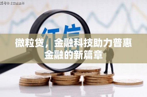 上林微粒贷，金融科技助力普惠金融的新篇章