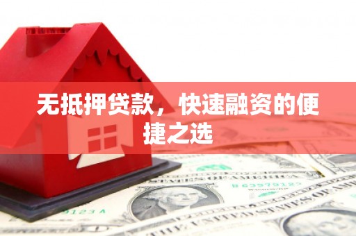 上林无抵押贷款，快速融资的便捷之选
