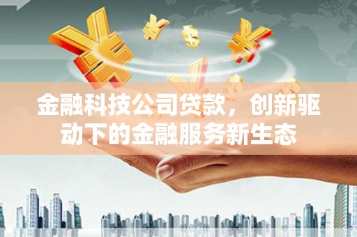 上林金融科技公司贷款，创新驱动下的金融服务新生态