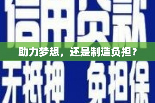 上林助力梦想，还是制造负担？