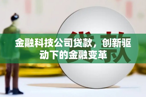 上林金融科技公司贷款，创新驱动下的金融变革