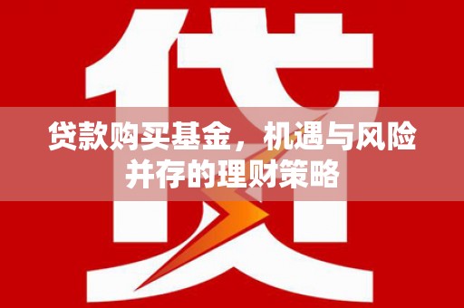 上林贷款购买基金，机遇与风险并存的理财策略
