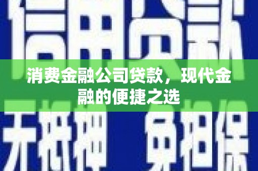 上林消费金融公司贷款，现代金融的便捷之选