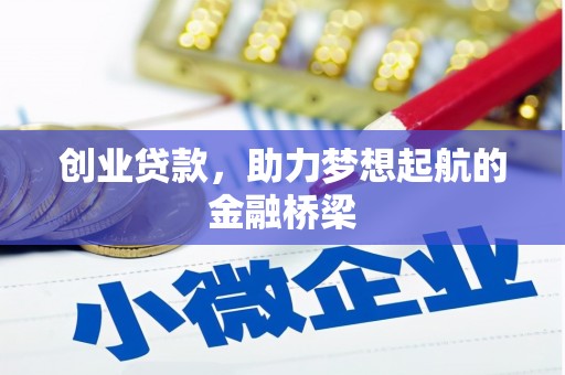 上林创业贷款，助力梦想起航的金融桥梁
