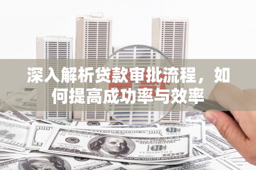 上林深入解析贷款审批流程，如何提高成功率与效率