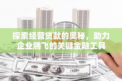 上林探索经营贷款的奥秘，助力企业腾飞的关键金融工具