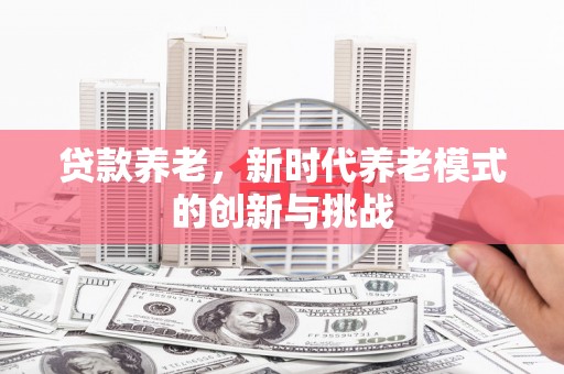 上林贷款养老，新时代养老模式的创新与挑战