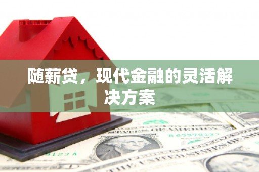 上林随薪贷，现代金融的灵活解决方案