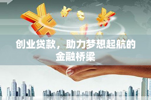 上林创业贷款，助力梦想起航的金融桥梁