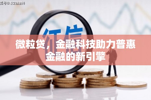 上林微粒贷，金融科技助力普惠金融的新引擎