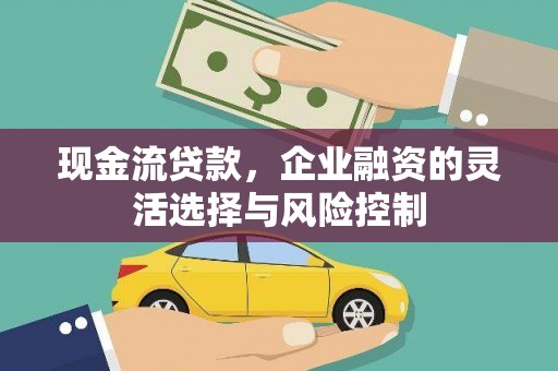 上林现金流贷款，企业融资的灵活选择与风险控制