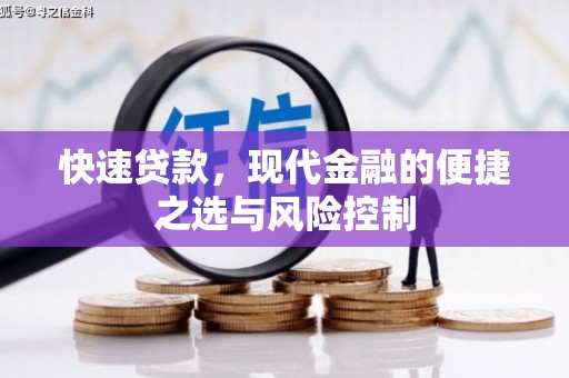 上林快速贷款，现代金融的便捷之选与风险控制