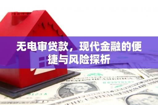 上林无电审贷款，现代金融的便捷与风险探析