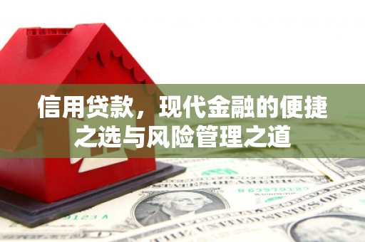 上林信用贷款，现代金融的便捷之选与风险管理之道