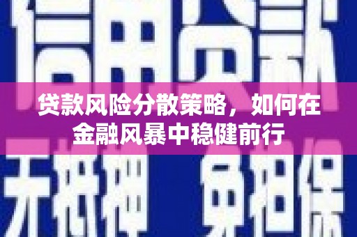 上林贷款风险分散策略，如何在金融风暴中稳健前行