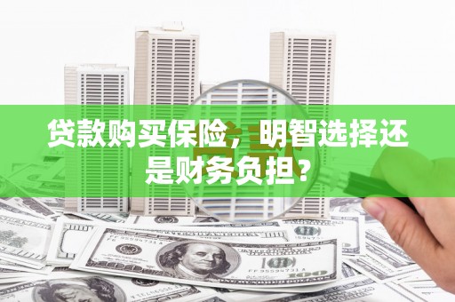 上林贷款购买保险，明智选择还是财务负担？