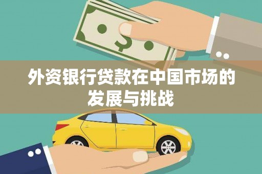 上林外资银行贷款在中国市场的发展与挑战