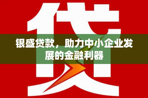 上林银盛贷款，助力中小企业发展的金融利器