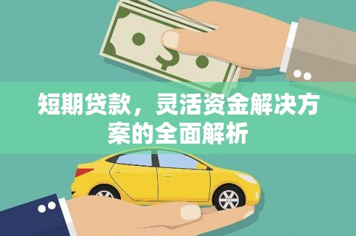 上林短期贷款，灵活资金解决方案的全面解析