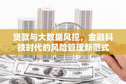 上林贷款与大数据风控，金融科技时代的风险管理新范式