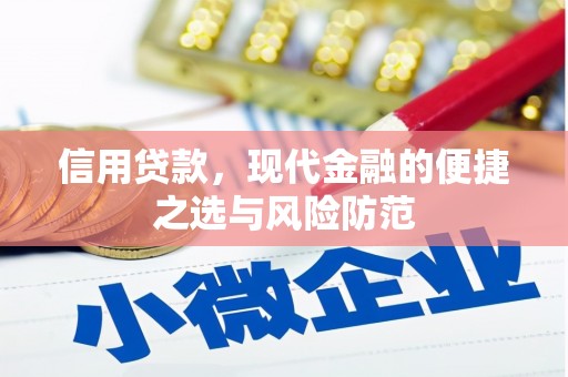 上林信用贷款，现代金融的便捷之选与风险防范