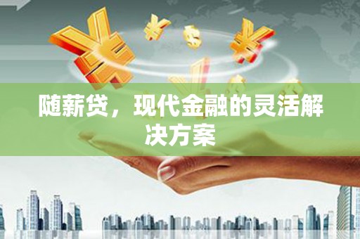 上林随薪贷，现代金融的灵活解决方案