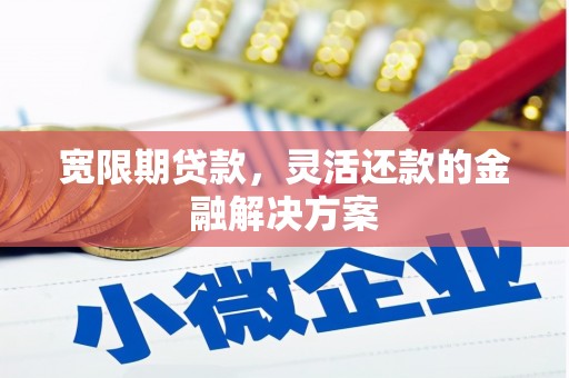 上林宽限期贷款，灵活还款的金融解决方案