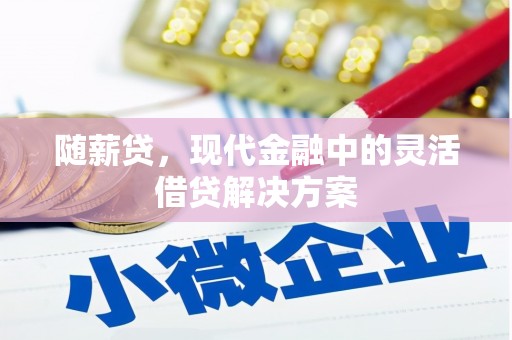 上林随薪贷，现代金融中的灵活借贷解决方案