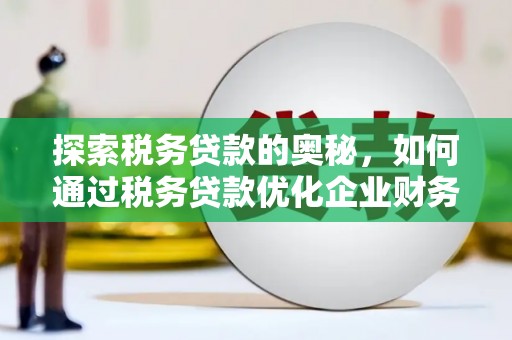 上林探索税务贷款的奥秘，如何通过税务贷款优化企业财务