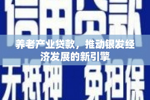 上林养老产业贷款，推动银发经济发展的新引擎