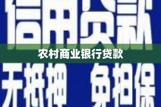 上林农村商业银行贷款