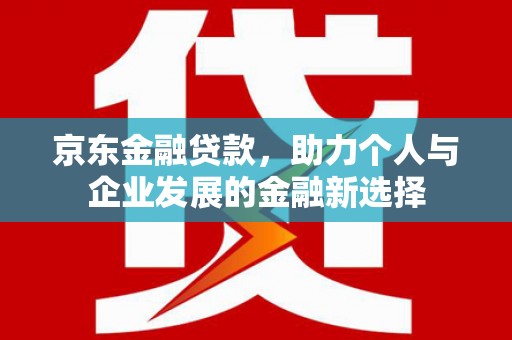 上林京东金融贷款，助力个人与企业发展的金融新选择