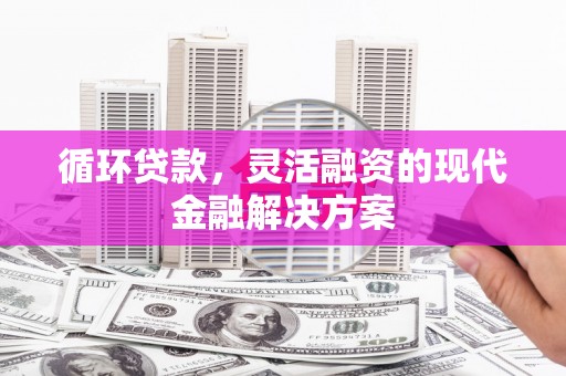 上林循环贷款，灵活融资的现代金融解决方案