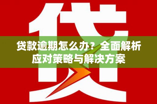 上林贷款逾期怎么办？全面解析应对策略与解决方案