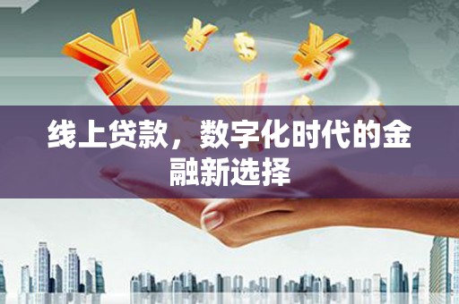 上林线上贷款，数字化时代的金融新选择