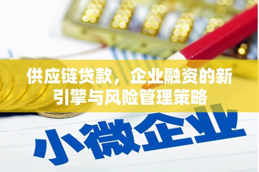 上林供应链贷款，企业融资的新引擎与风险管理策略