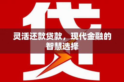上林灵活还款贷款，现代金融的智慧选择