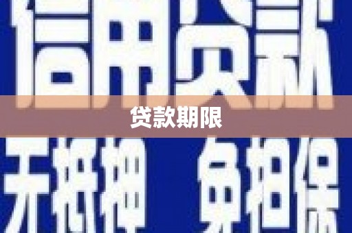 上林贷款期限