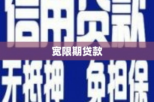 上林宽限期贷款
