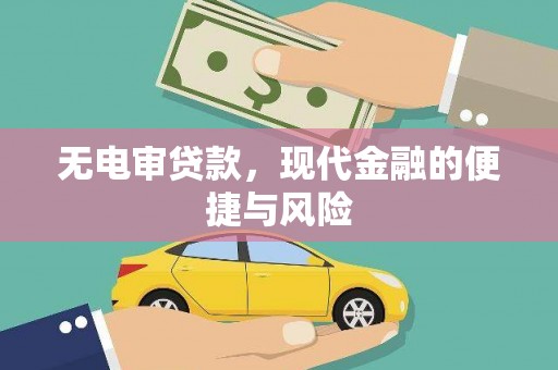 上林无电审贷款，现代金融的便捷与风险