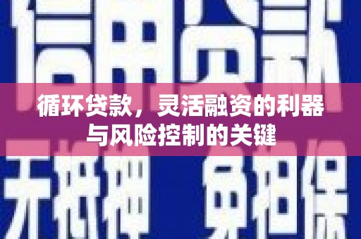 上林循环贷款，灵活融资的利器与风险控制的关键