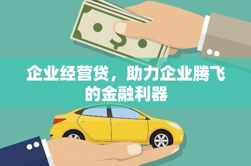 上林企业经营贷，助力企业腾飞的金融利器