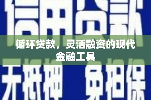 上林循环贷款，灵活融资的现代金融工具