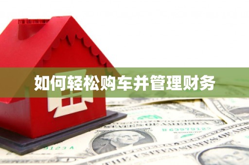 上林如何轻松购车并管理财务