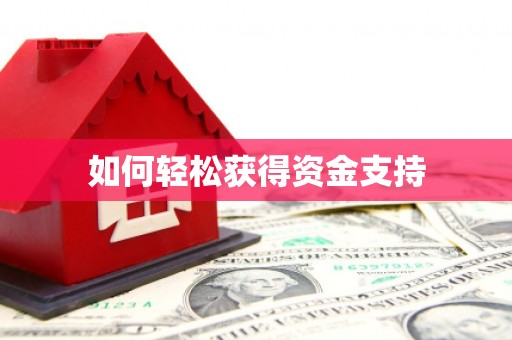 上林如何轻松获得资金支持