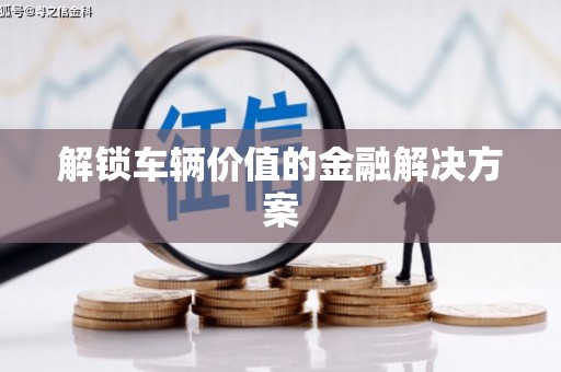 上林解锁车辆价值的金融解决方案