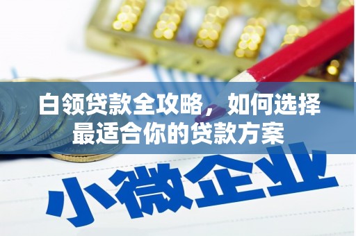 上林白领贷款全攻略，如何选择最适合你的贷款方案